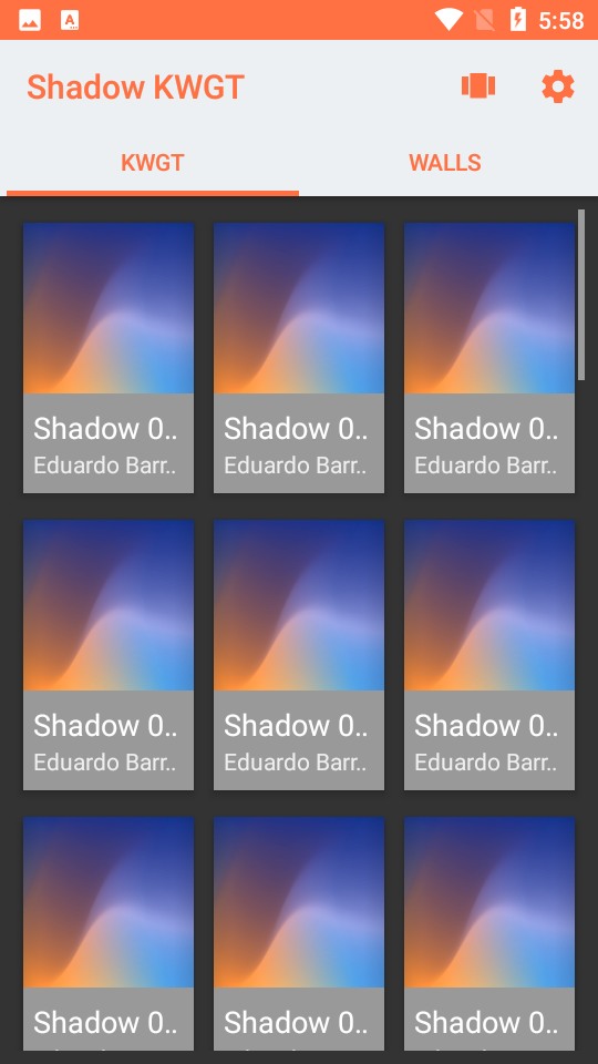 Shadow KWGT截图1