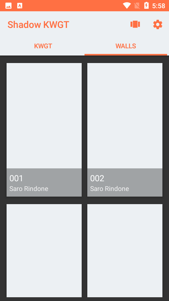 Shadow KWGT截图2