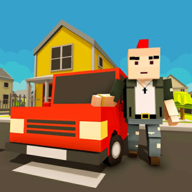 Virtual Life In A Simple Blocky Town