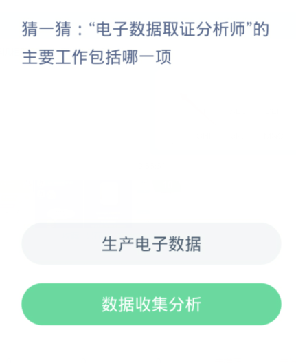 蚂蚁新村每日一题2.18：电子数据取证分析师的主要工作包括哪一项[图2]