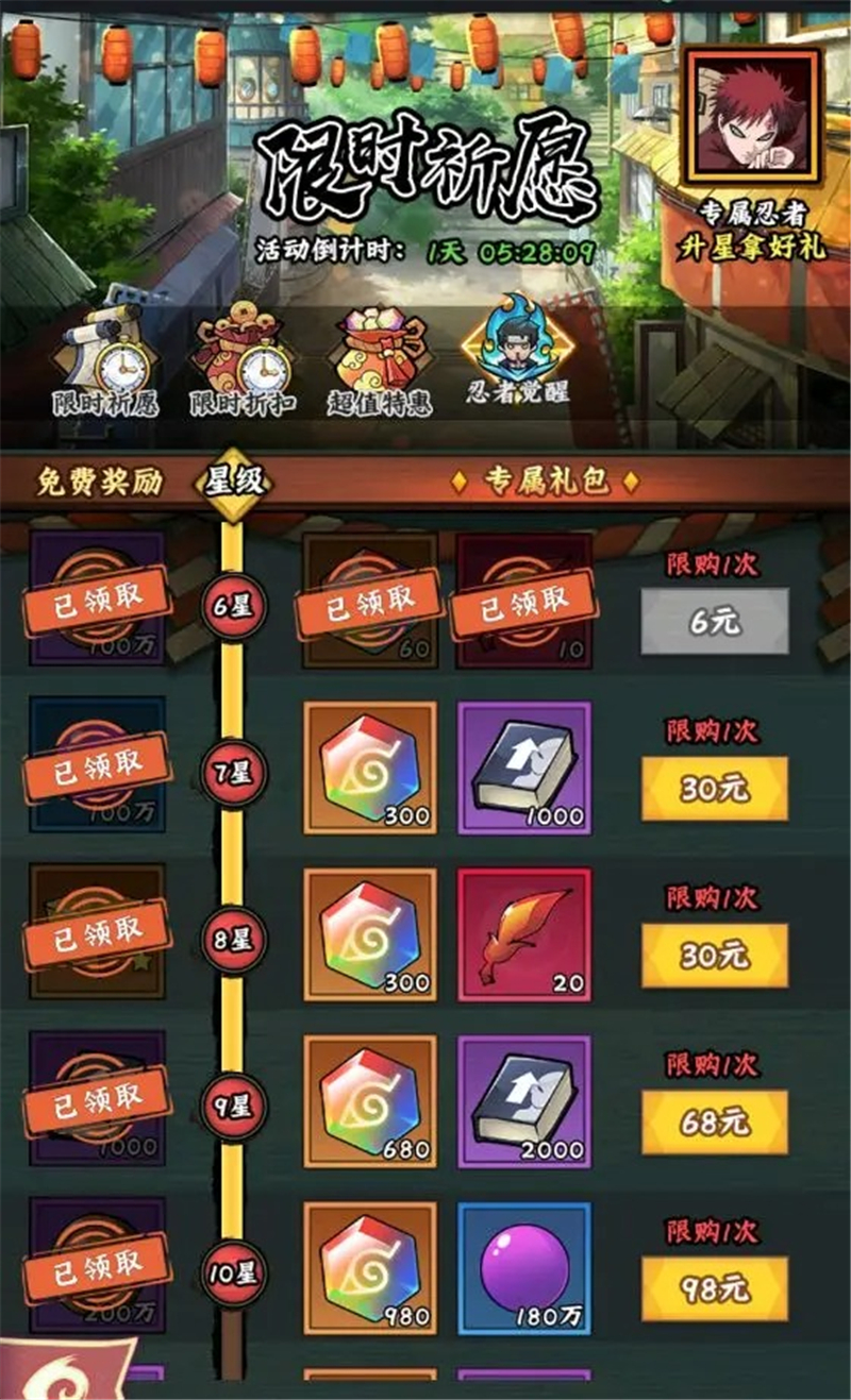 火影忍者木叶高手礼包选购指南-火影忍者木叶高手氪金指南[图21]