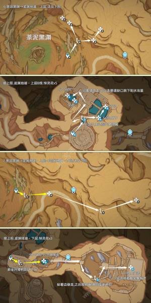 原神4.5悼灵花哪里多 4.5悼灵花采集路线图示一览[图3]