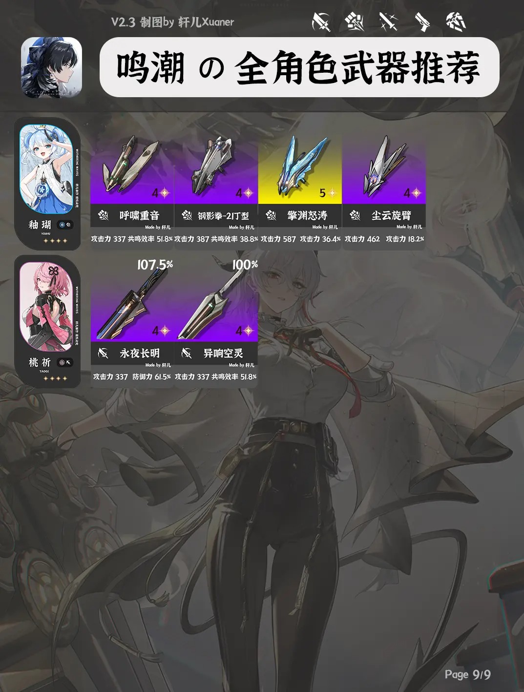 鸣潮V2.3全角色武器推荐大全[图10]