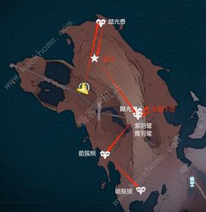 鸣潮1.1乘霄山Cost3声骸点在哪 乘霄山Cost3声骸刷取路线图分享[图2]