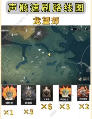 鸣潮长离升级材料收集路线图 长离声骸突破材料锄大地路线一览[图4]