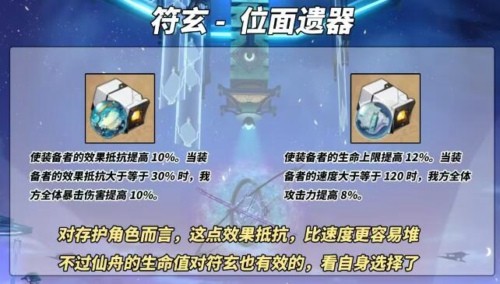 崩坏星穹铁道符玄遗器推荐 符玄遗器词条最优解[图2]