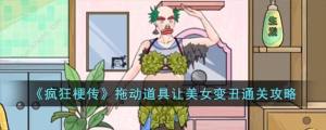 疯狂梗传拖动道具让美女变丑攻略 美女变丑怎么过[图1]