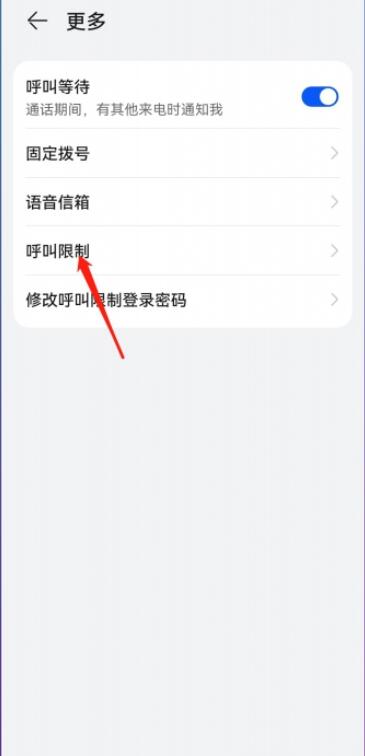 华为手机呼叫限制在哪里解除[图5]