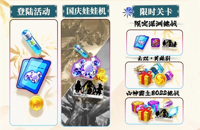 ‌机动战队大作战国庆活动福利汇总[图3]