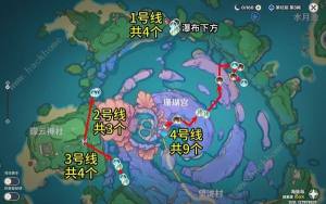 原神4.1版漂浮灵高效讨伐路线攻略 4.1版漂浮灵怎么讨伐快[图9]