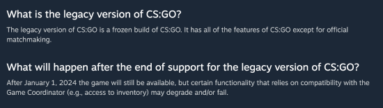 V社：我们做了个艰难的决定 《CS2》不再支持老硬件 《CS:GO》明年停止支持[图2]