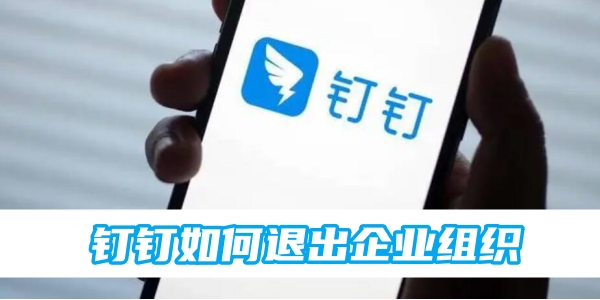 钉钉如何退出企业组织[图1]