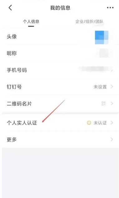 钉钉实名认证怎么认证[图5]