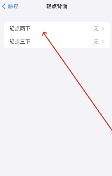 苹果手机背部轻点两下怎么设置[图5]