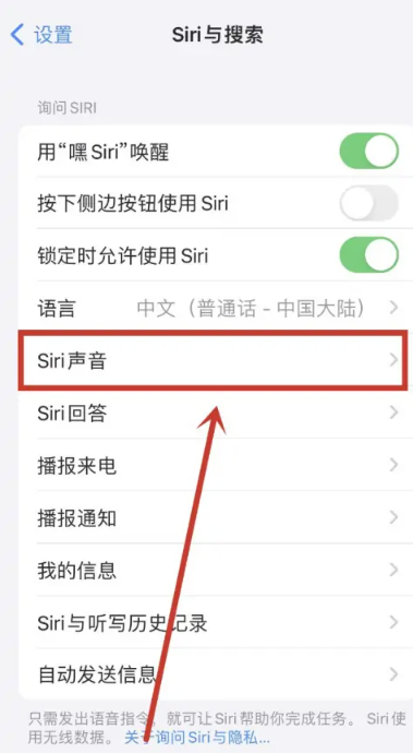 苹果siri怎么切换女声[图3]