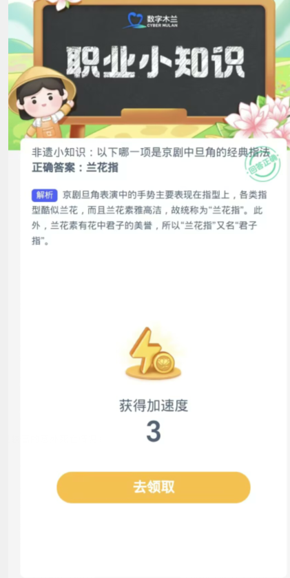 蚂蚁新村每日一题11.18：以下哪一项是京剧中旦角的经典指法[图3]