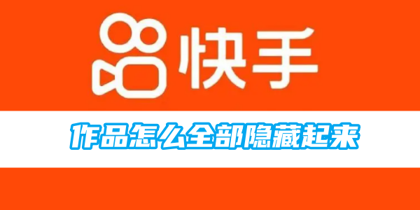 快手作品怎么全部隐藏起来[图1]