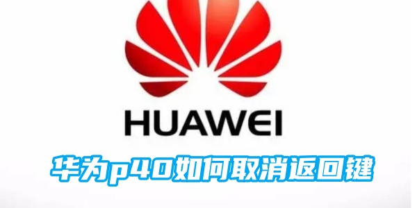 华为p40如何取消返回键[图1]